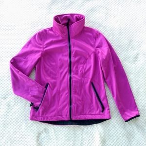 Hi-Tec zipper pink jacket with fleece lining